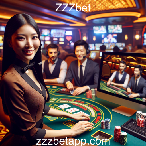 Experimente a Emoção do Cassino Ao Vivo na ZZZbet